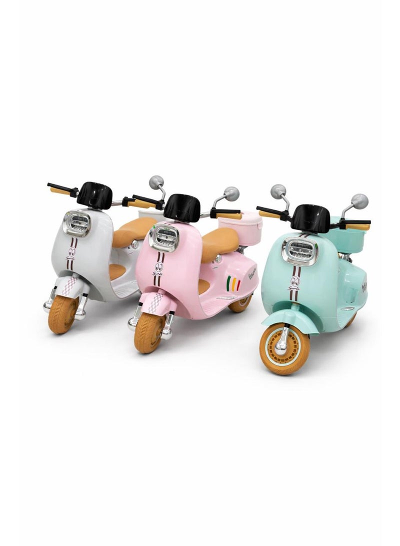 DEHKAH 6V Kids Ride-On Motorcycle Trike with Training Wheels, LED Lights & Music - Electric Motorbike for Toddlers & Boys/Girls - Image 5